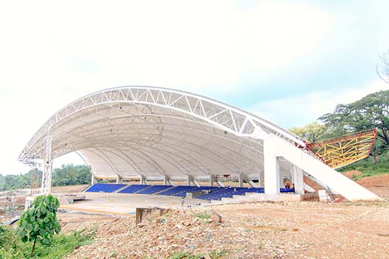 膜结构停车棚安装